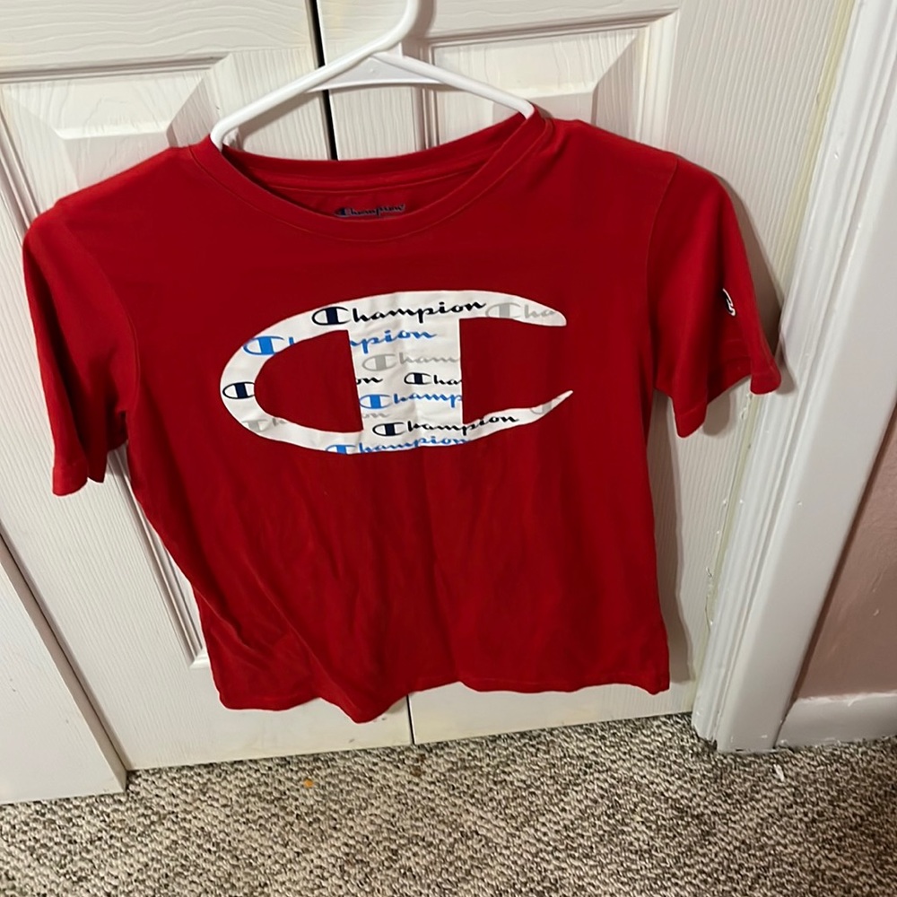 Red champion short sleeve